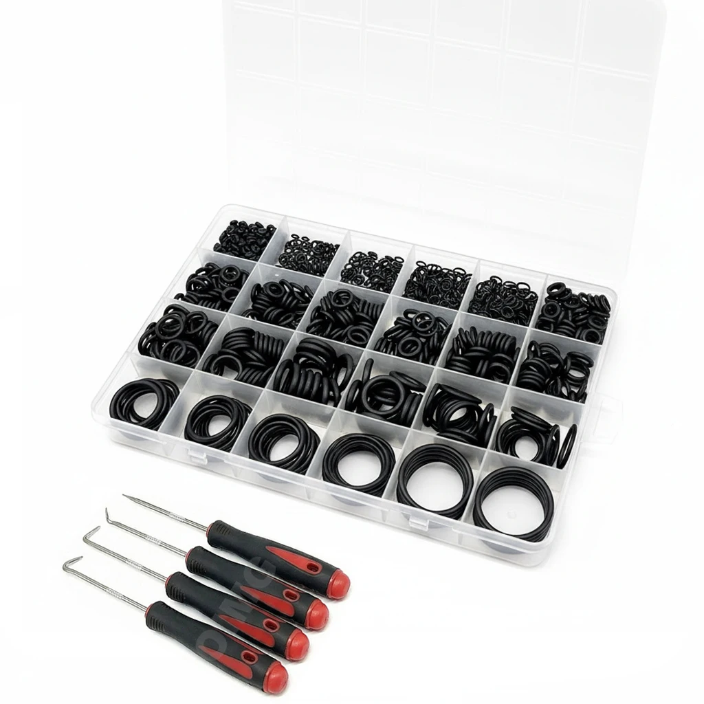 

1020Pcs Rubber O-ring Gaskets 20 Size Rubber O Ring for Car Air Conditioning Faucet Plumbing Repair Sealing Washers