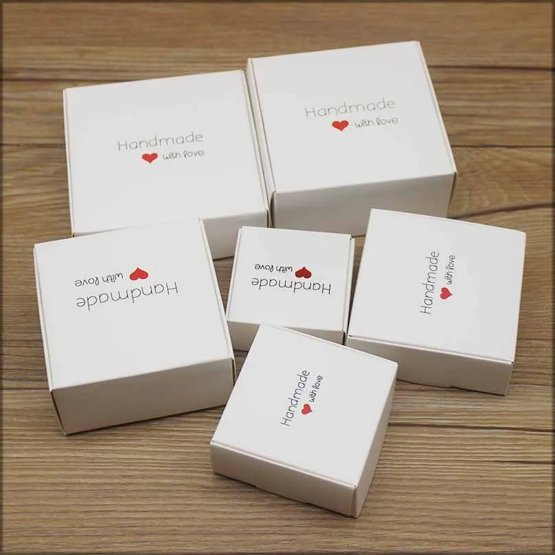 10pcs DIY Handmade gifts box with window Marbling style paper candy boxes cake Package For Wedding home party suppiles