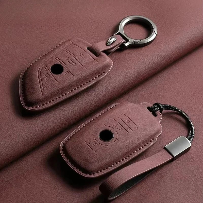 

Car Key Case Cover For 7 Series 735i 740Li X7 X1 U11 2023 I7 G07 LCI XM X1 X3 G01 X4 G02 X5 F15 F16 M3 M4 F30 i5 i7Car Key Shell