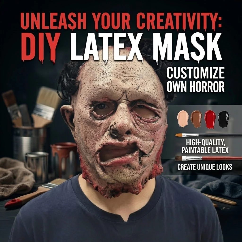 Custom Paint Latex Terror Mas - Cosplay Prop Paint review and price