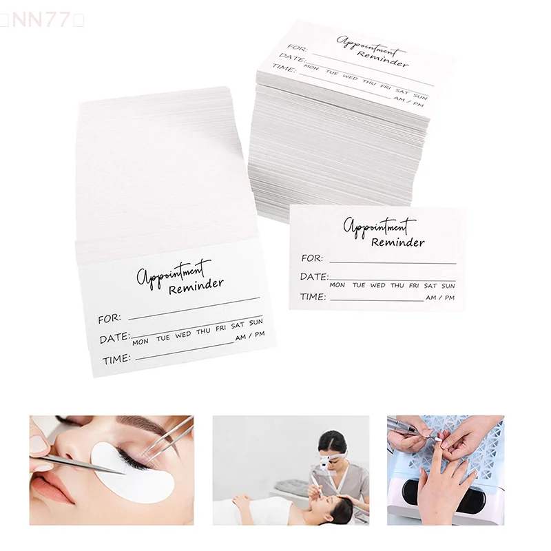 Creative Appointment Reminder Card Client Profile Page Cards Nail Art And Hair Salon Reminder Card