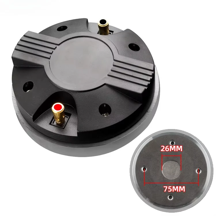 Portable 44-Core 100W 8 Ohm Home Theater Audio Tweeter Drive Speaker Titanium Film 100W Audio Tweeter Drive Speakerhorn