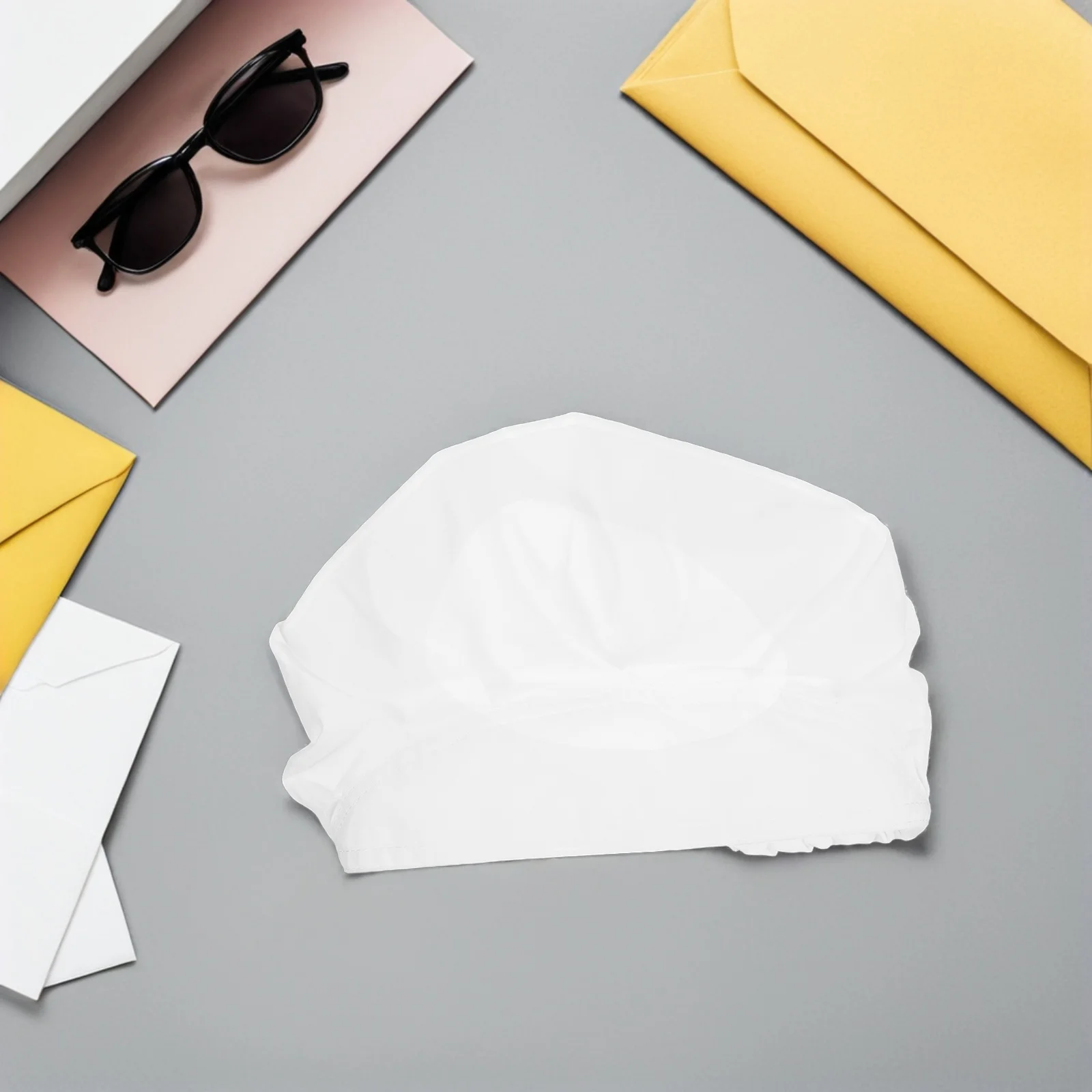 2 قطعة قبعة الشيف الكبار للجنسين المطبخ الطبخ الغذاء قبعة خفيفة الوزن المهنية بيكر قبعة لتقديم الطعام الممرضات قابلة لإعادة الاستخدام مريحة #3