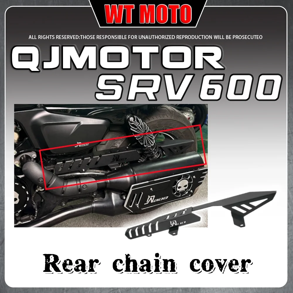 

Для QJMOTOR SRV 600 задняя крышка цепи QJ 600srv srv600 защита цепи разделенная крышка цепи
