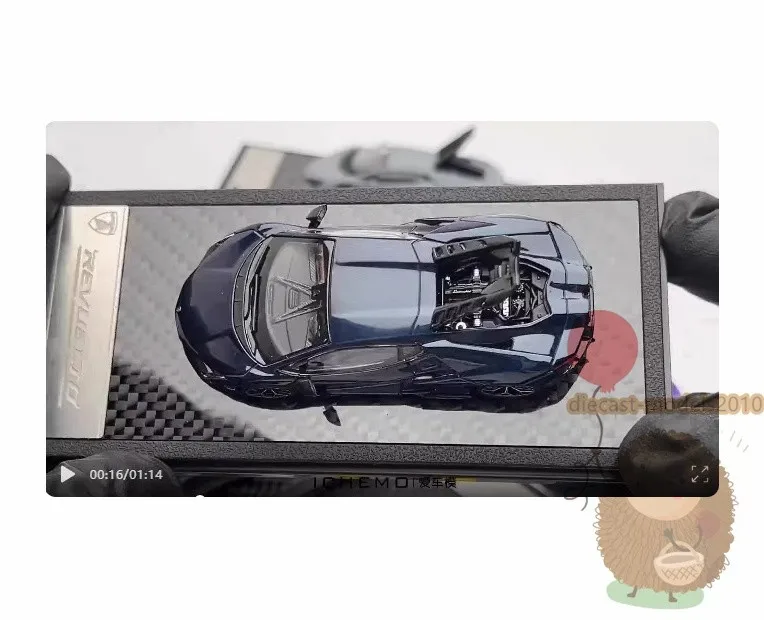 lcd-1-64-lamborghini-new-reveulto-car-model-alloy-diecast-display-gift-ornaments