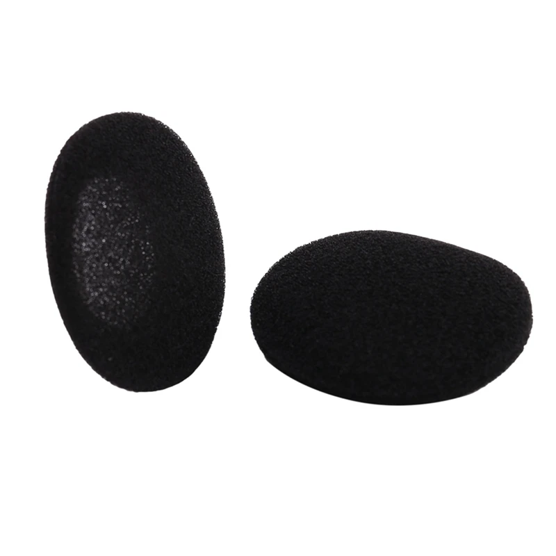 Esponjas protectoras suaves para auriculares, 50 piezas, 5Cm, color negro