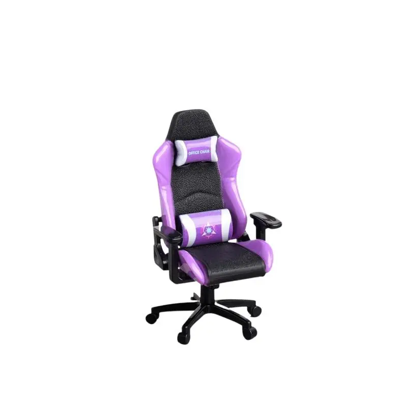 Mini Gaming Chair Model Rotatable Dollhouse Armchair Creative Ornament Miniature Furniture for Desktop Decor Hobby Gift