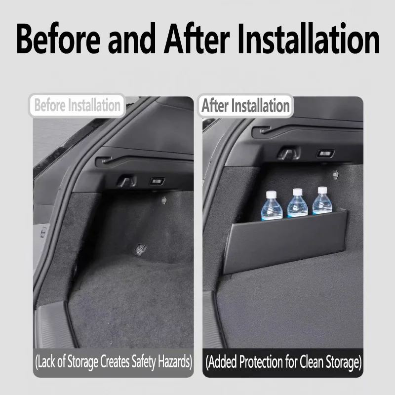 Pour Brilliance BS4 2009 ~ 2014 wagon épaississement coffre cloison de rangement rangement multifonction pièces intérieures automobiles accessoire de voiture
