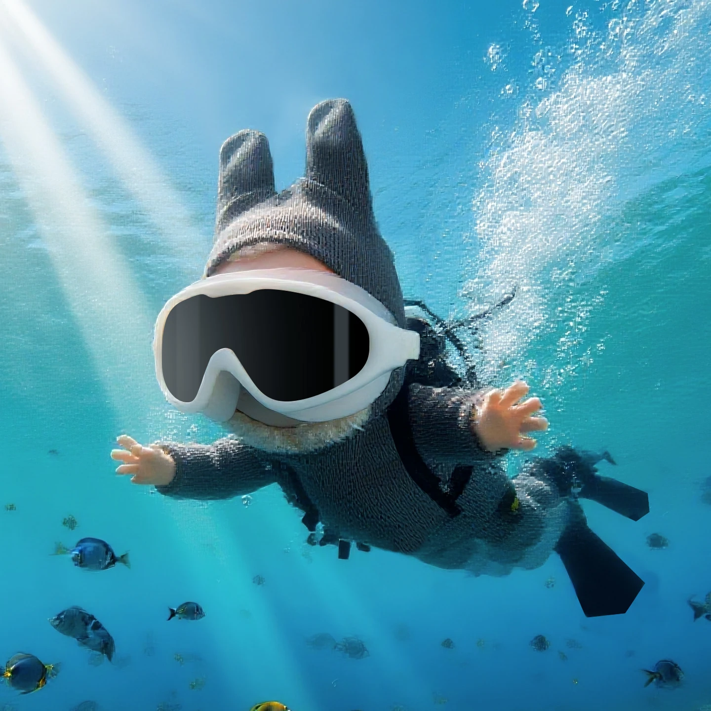 

Одежда для кукол Labubu, профессиональный костюм для дайвинга, купальник, аксессуары, виниловая кукла, одежда для малышей 1-го и 3-го поколения