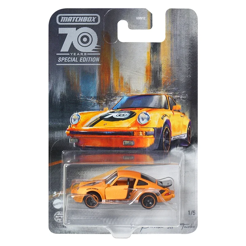 Assorted Matchbox 70th Anniversary 1:64 Diecast Metal Cars Corvette C8 POSCHE 911 HAMMER EV MAZDA MX DODGE  Premium 1/64 HMV12 view 3
