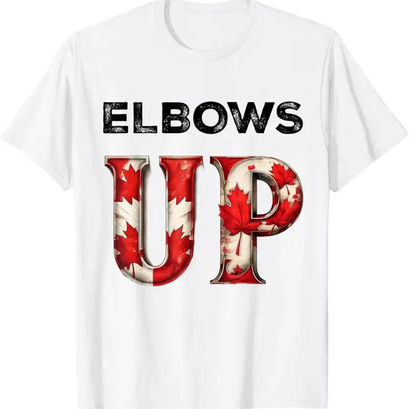 Elbows Up Proud Canadians Against Tariffs T Shirt