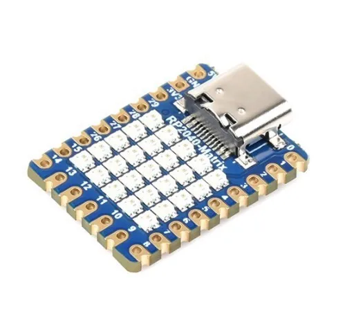 Raspberry PI RP2040 Pico Micro placa de desarrollo Matrix 5 × 5RGB Módulo de matriz LED