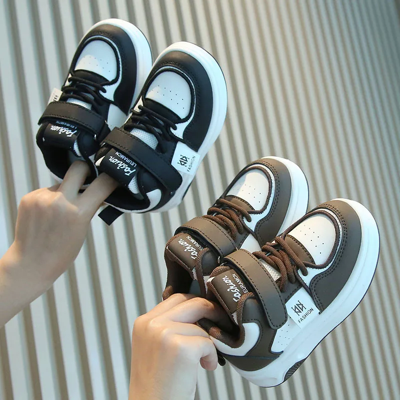 Student Campus Autumn Spring Non-slip Soft Sole Sports Shoes Breathable Lightweight Casual Shoes Boy Girl Running Shoes Children