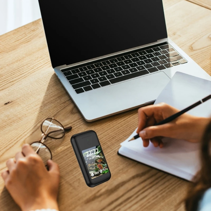 Multifunction 2.8inch Touchable Screen Bluetooth-compatible Earphones Phone