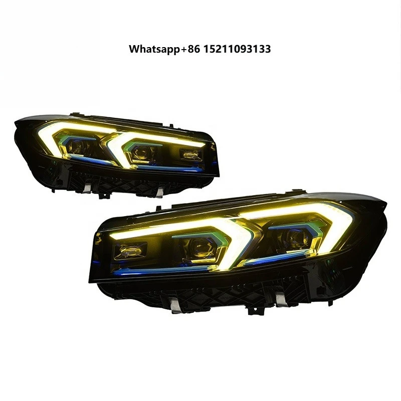 

Inventory Sales Under Glow Lights BMQD51 Car Headlight Assembly Modified Headlight Restoration Kit for G20 2019-2024