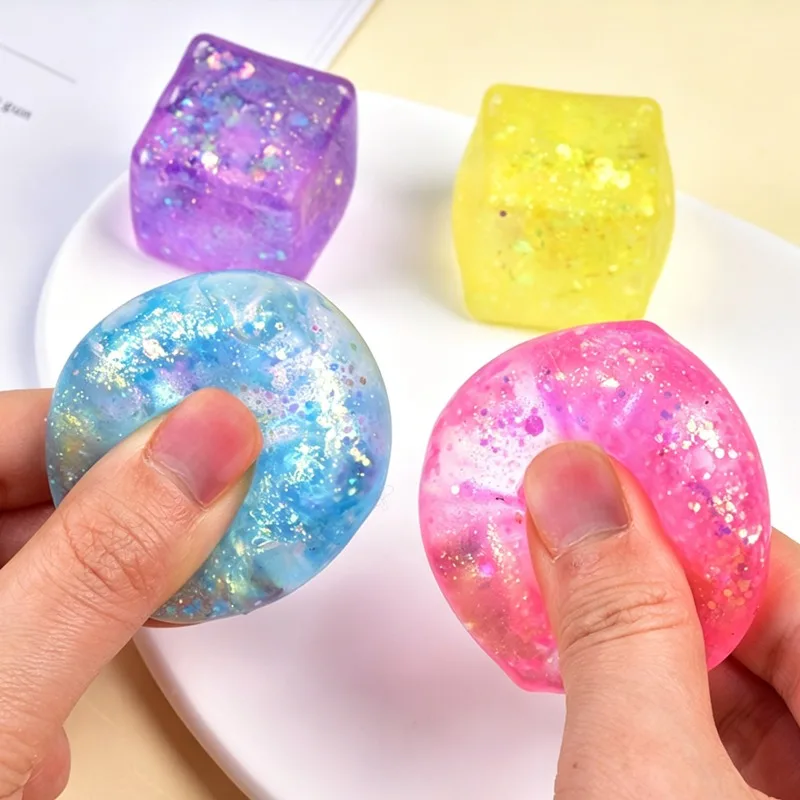 cubo-de-maltose-antiestresse-brinquedo-de-apertar-para-descompressao-pequenos-cubos-de-gelo-anti-estresse-recuperacao-lenta-bloco-tpr-colorido-com-efeito-polar