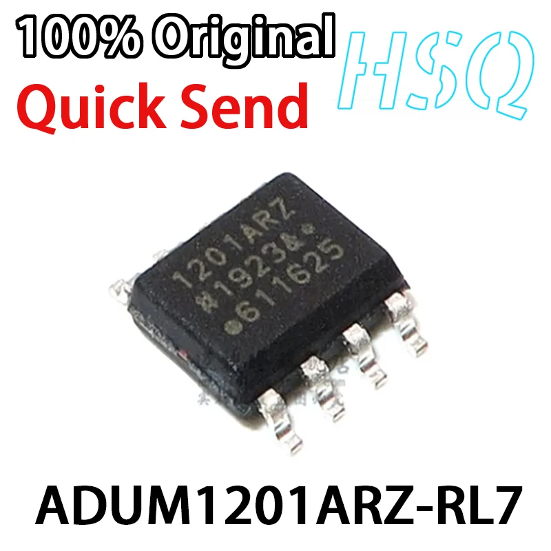 

1PCS Original Genuine ADUM1201ARZ-RL7 ADUM1201 1201ARZ SOIC-8 Dual Channel Digital Isolator