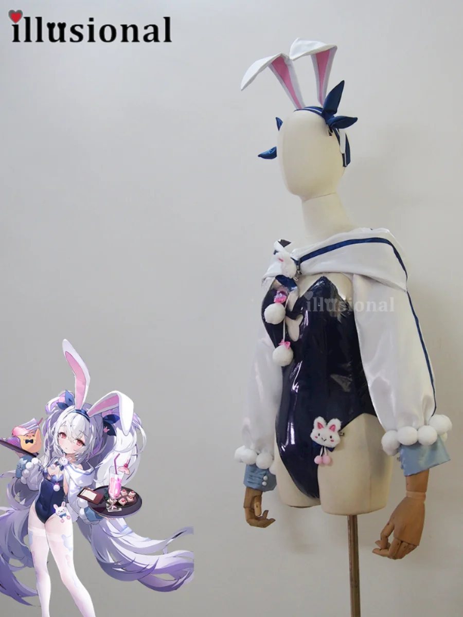 illusional Custom size made Laffey from Azur Lane Laffey Cosplay Costume sexy bunny girl