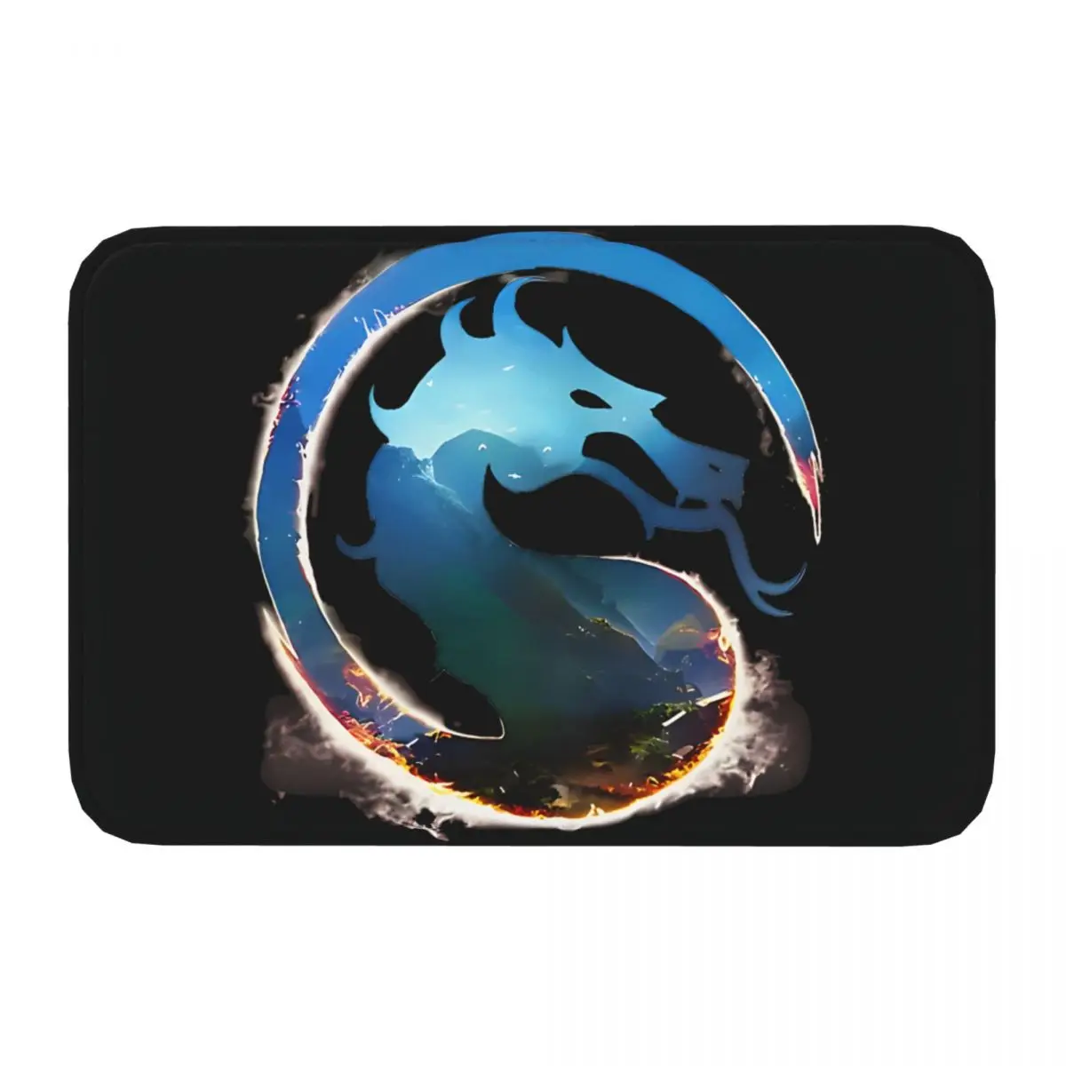 Mortal Kombat Non-slip Doormat MK 1 Bath Kitchen Mat Prayer Carpet Flannel Modern Decor