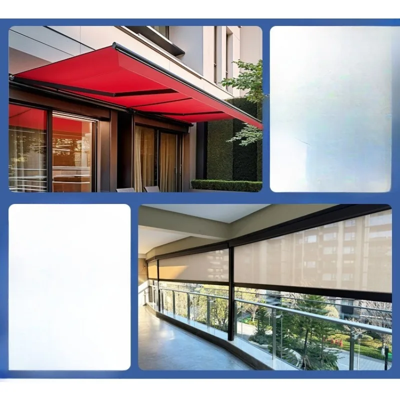 Full box canopy outdoor balcony courtyard automatic folding retractable canopy