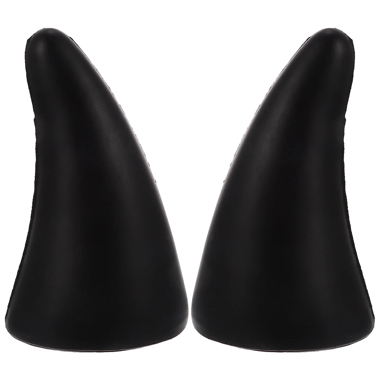 

1Pair 3D Devil Horns Sticker Halloween Car Accessories Easy Installation Strong Visual Impact Black Color Mysterious