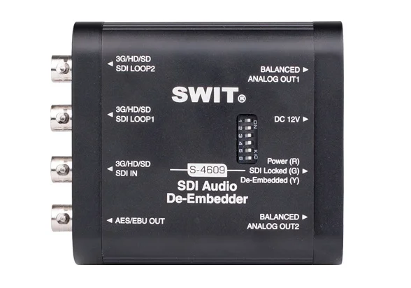 

SWIT S-4609 SDI Audio De-Embedder