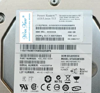 

For 3649 44V4432 44V4433 450GB 15K RPM SAS 3.5 HDD