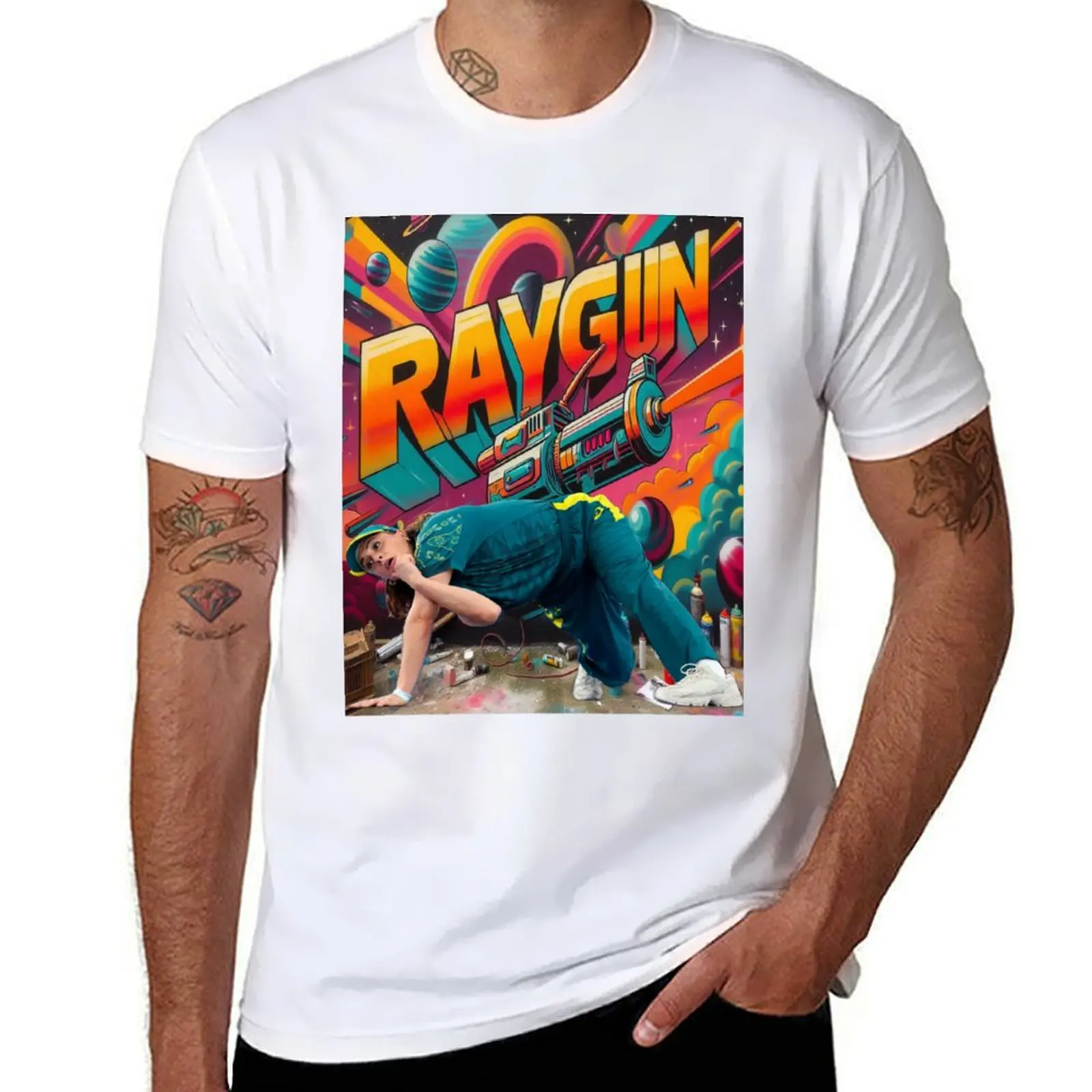 

Raygun Australian Breakdance Legend T-Shirt man t shirts for men casual t shirt man luxury T-Shirt