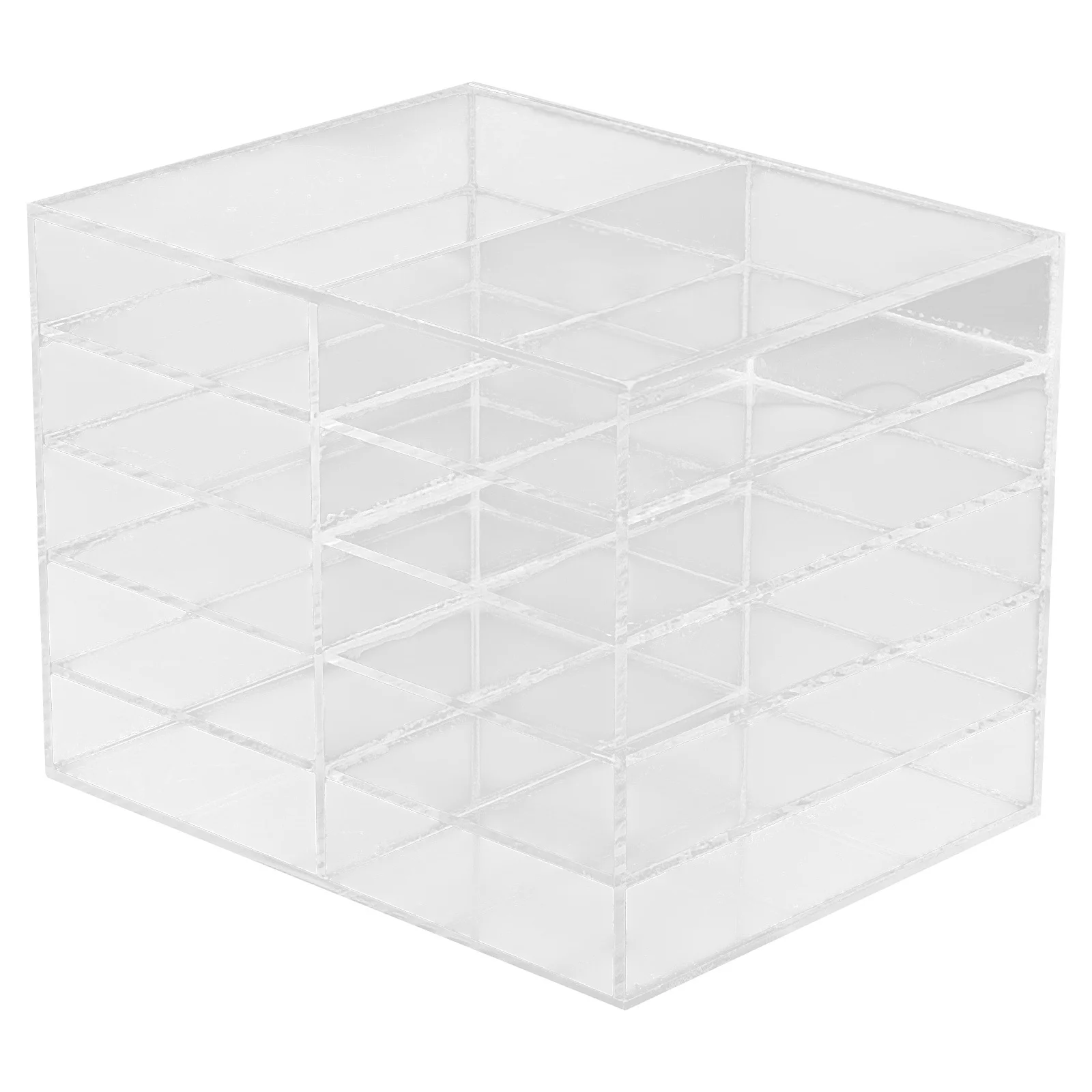 

Acrylic Marker Organizer Durable Solid Color Desk Pen Holder for School Multifunctional Marker Storage Multifunctional Pen Stand