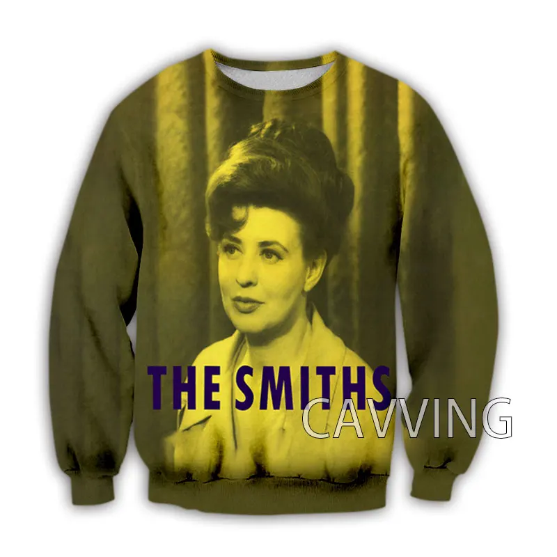 CAVVING-sudaderas con estampado 3D de The Smiths Rock para hombre y mujer, sudaderas de cuello redondo, estilo Harajuku, Tops de manga larga