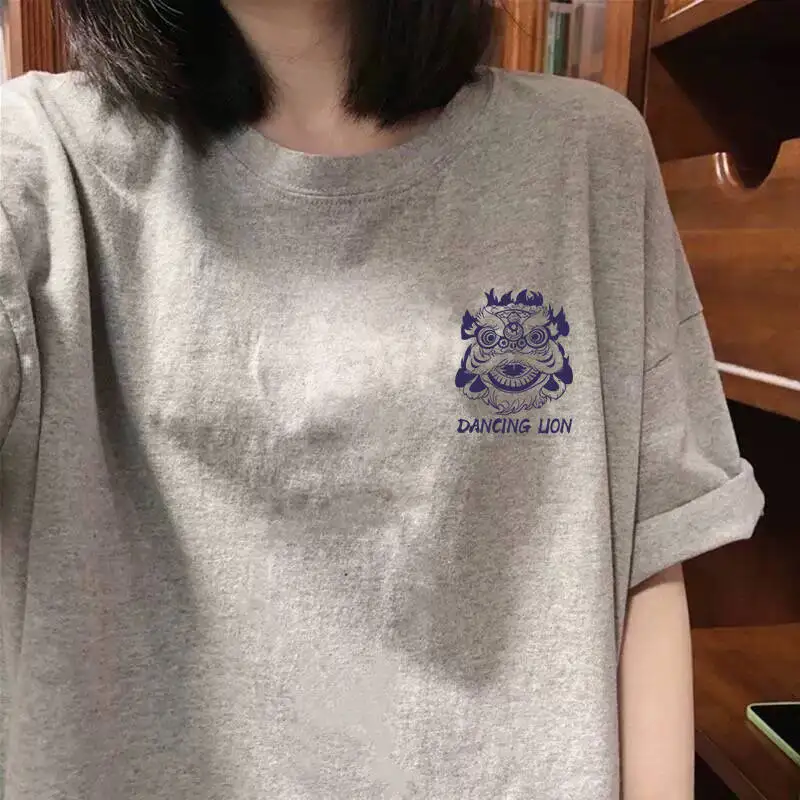 

Summer Short Sleeve T-Shirt Unisex Loose Versatile Top Brand Withdrawn Tailored Fashionable Sun Protection Clothing