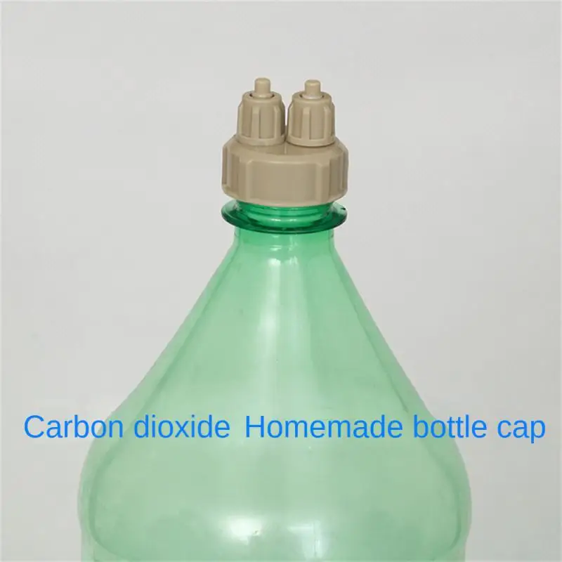 1/2pcs Plastic CO2 Generator Bottle Carbon Dioxide Quick Screw Fish Tank CO2 Generator Bottle Aquarium Supplies