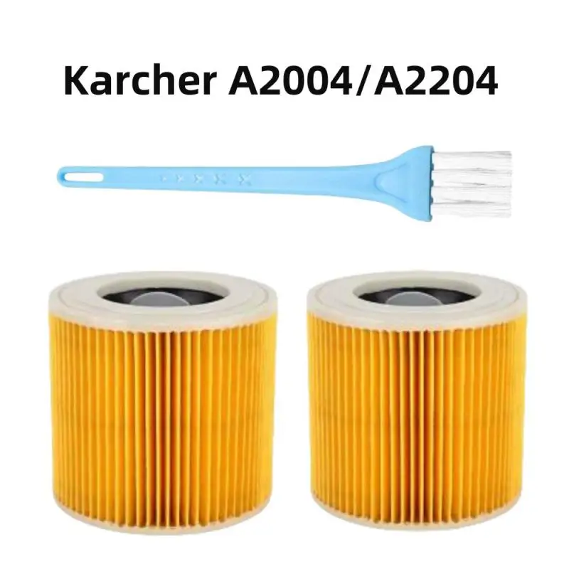 

2pcs Wet Dry Hepa Filter for Karcher Vacuum Cleaner A2004/A2204 Replace Parts