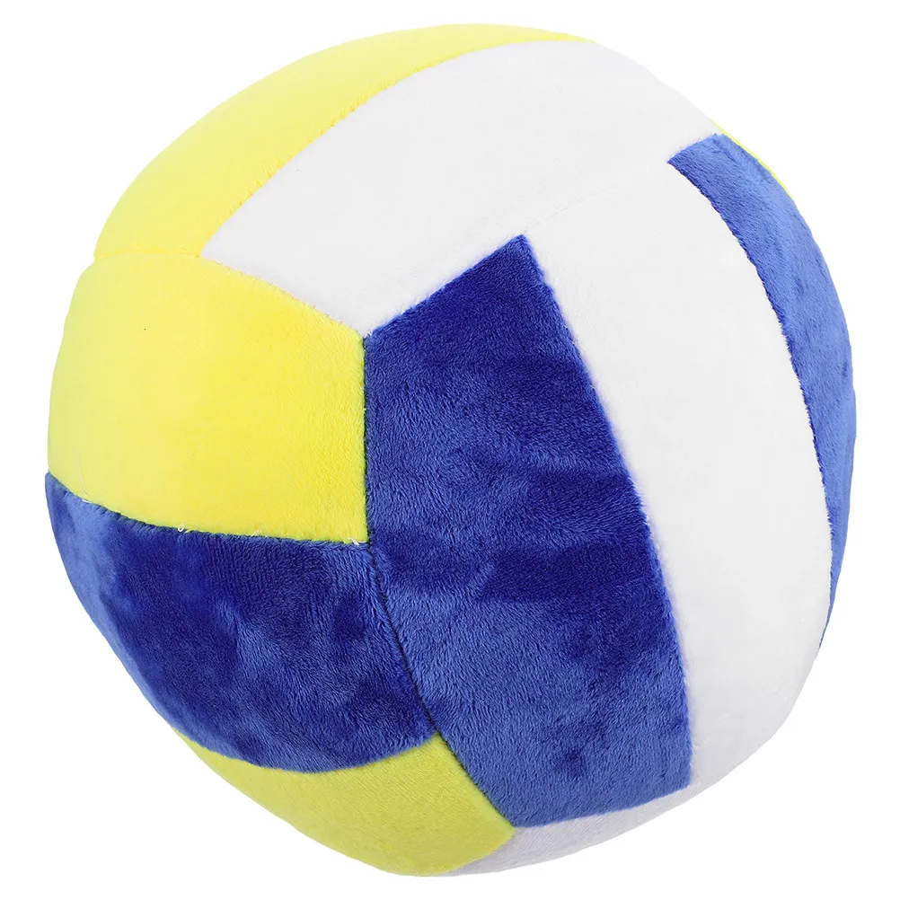 

Soft Volleyball Pillow Realistic Stuffed Ball Cuddly Decorative Throw Cushion for Sports Fans Room Decor Birthday Present