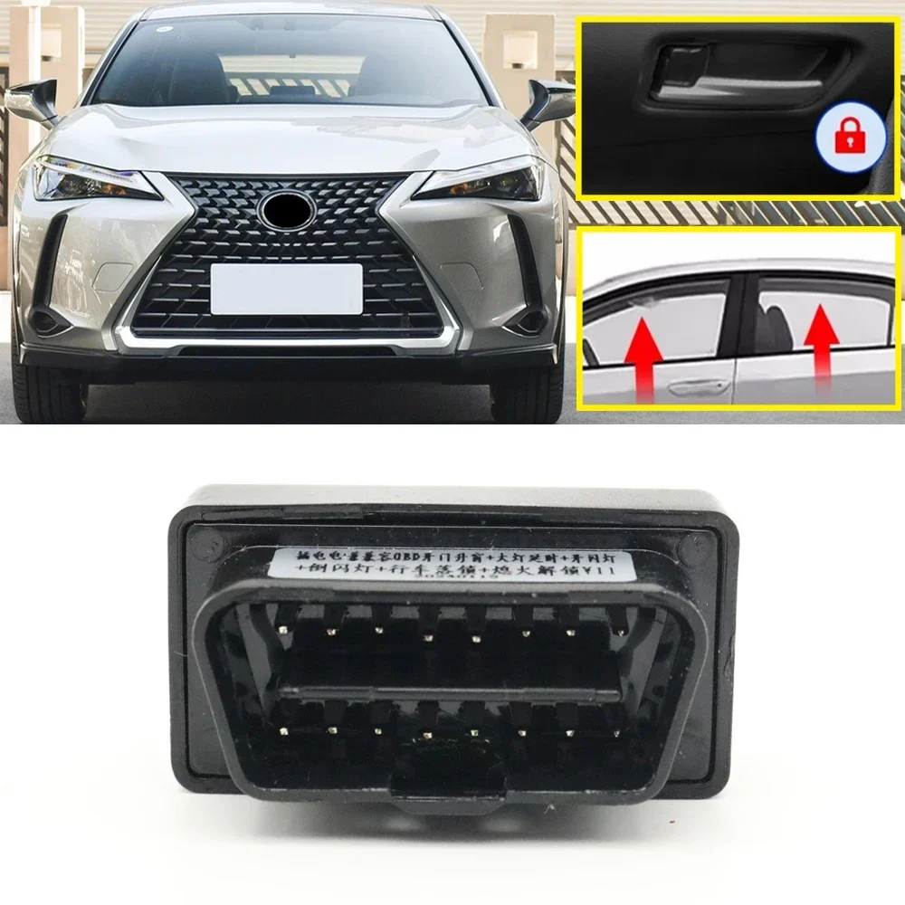 

For Lexus UX200 UX250h 2019 2020 2021 2022 2023 2024 Car OBD Device Module Auto Speed Lock Electric Window Lifter Power Colser