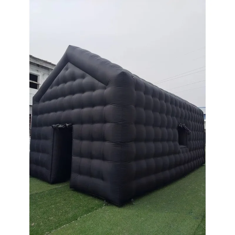 

Portable Party Colorful Lighting Inflatable Tent with Large Event Bar Cube Tent Mobile Nightclub Event Portable Disco Pavilion