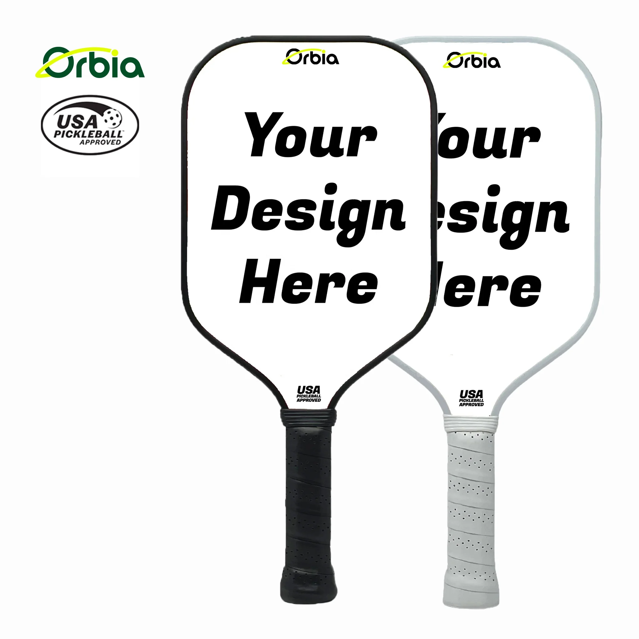 Orbia Sports Glass Fiber Pickleball Paddle Custom Logo Textrue Graphic Pro Pickleball Paddle 16MM