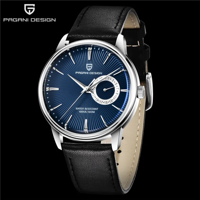 Original PAGANI DESIGN 1645 Fashion Casual Sports Watch Men Military Watch Stainless Steel Waterproof Quartz Watch Reloj Hombre