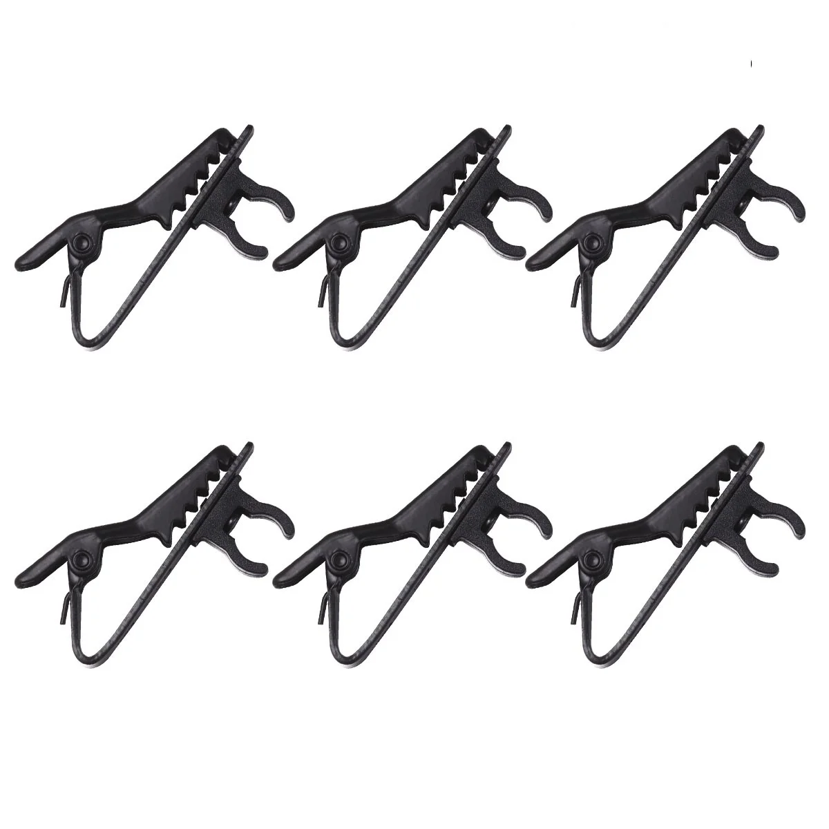 

10pcs Lapel Microphone Clip Compact Mic For Voice Chat Video Conferencing Online Karaoke Durable Design For Lectures Meetings