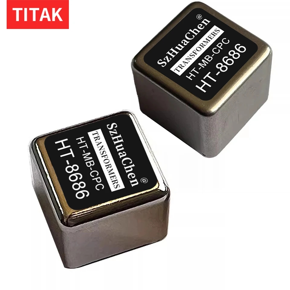 E-8686 Permalloy Audio-Signaltransformator Symmetrische und Asymmetrische Umwandlung Audio-Isolator 600:600 20Hz-20KHz Symmetrisch RCA