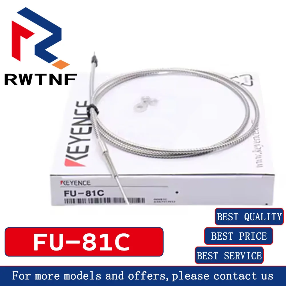 Brand New Genuine FU-81C KEYENCE High temperature resistant 400 degrees fiber optic sensor