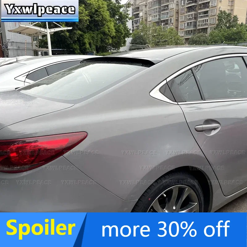 Per Mazda 6 Atenza 2014 2015 2016 2017 2018 2019 ABS Nero Lucido Lunotto Posteriore Spoiler Body Kit Accessori