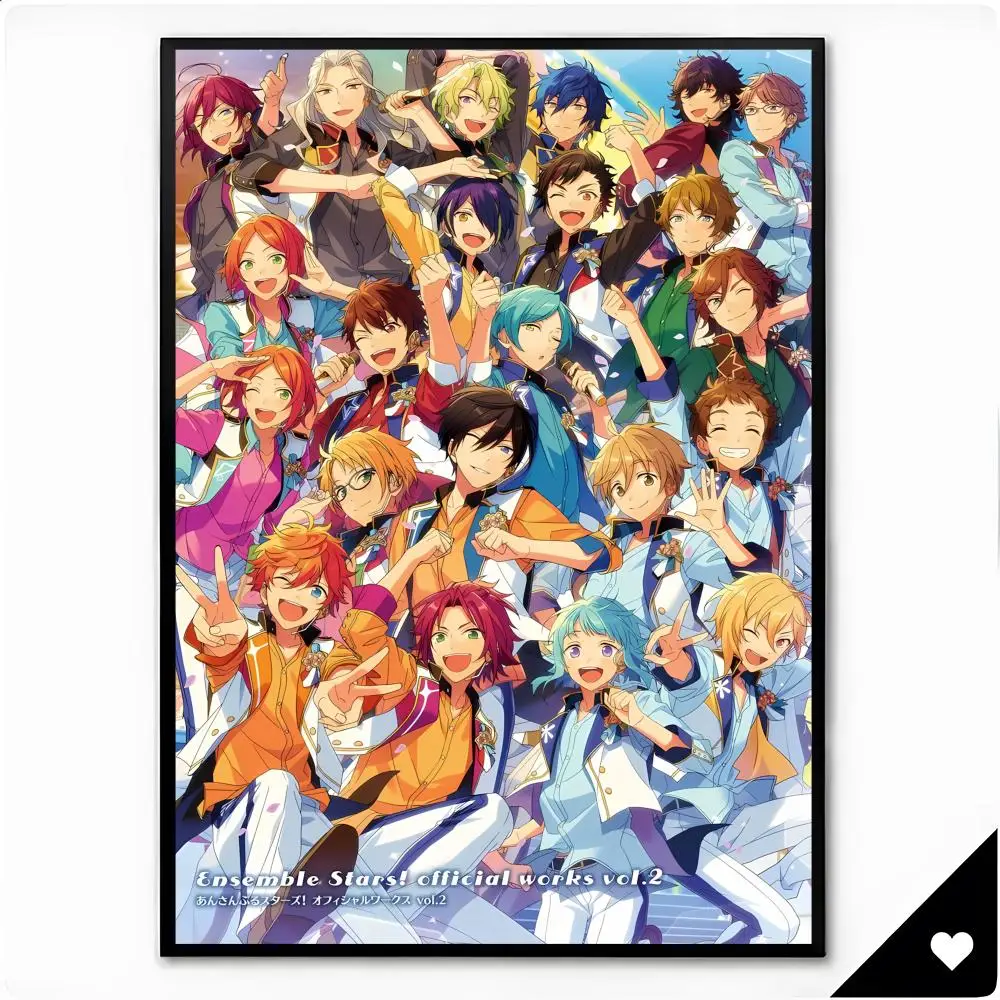 Dazzling Melodic Game Ensemble Stars Poster Premium HD Decor Wall Art for Interior Room Makeover Home Accents Gift