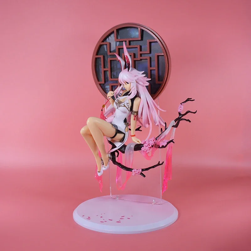 Genshin Impact 3 Cheongsam Yae Sakura 31cm Anime Action Figure Toy PVC Model Home Ornament Give Boyfriend Birthday Surprise Gift