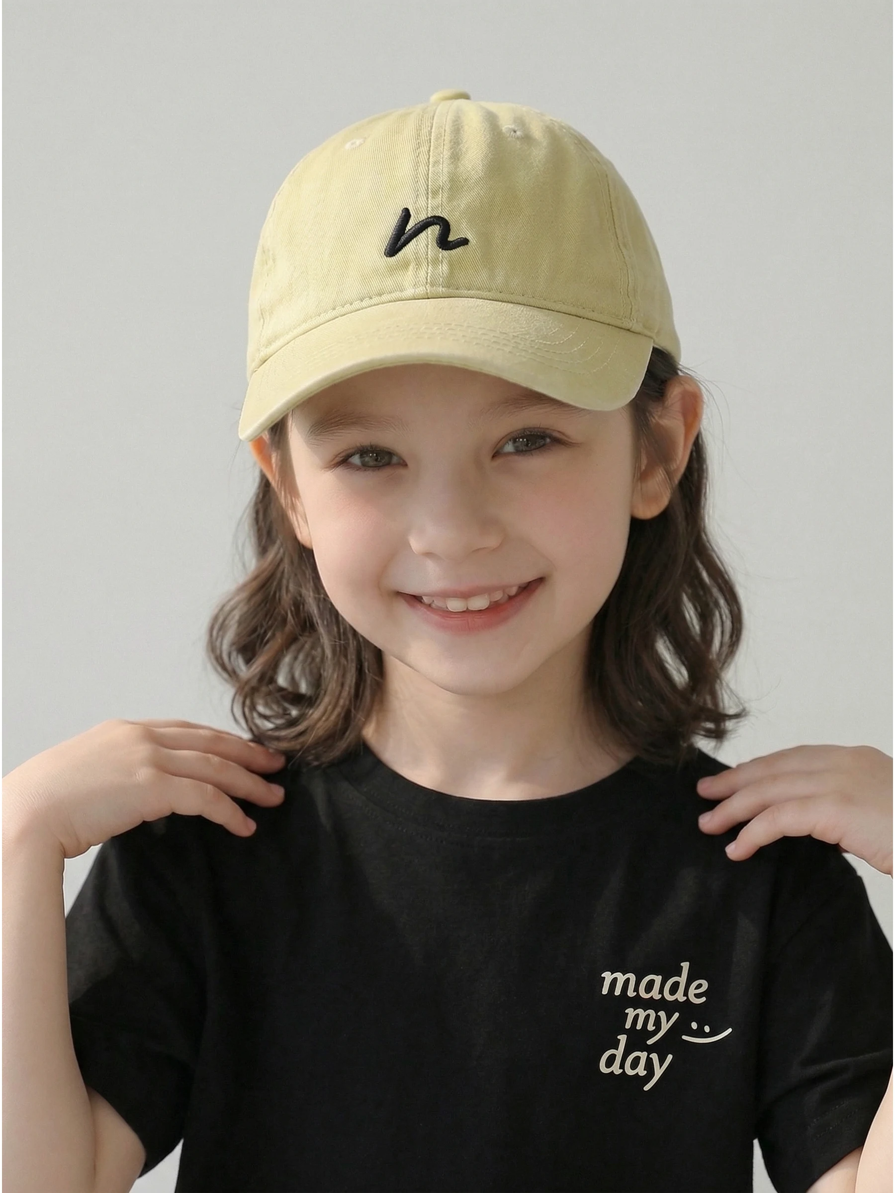 naits-keits-ファッショナブルでシンプルな子供用バケットハット-アウトドアウェア-日焼け防止帽子-uvカット-春用-コットン-ユニセックス