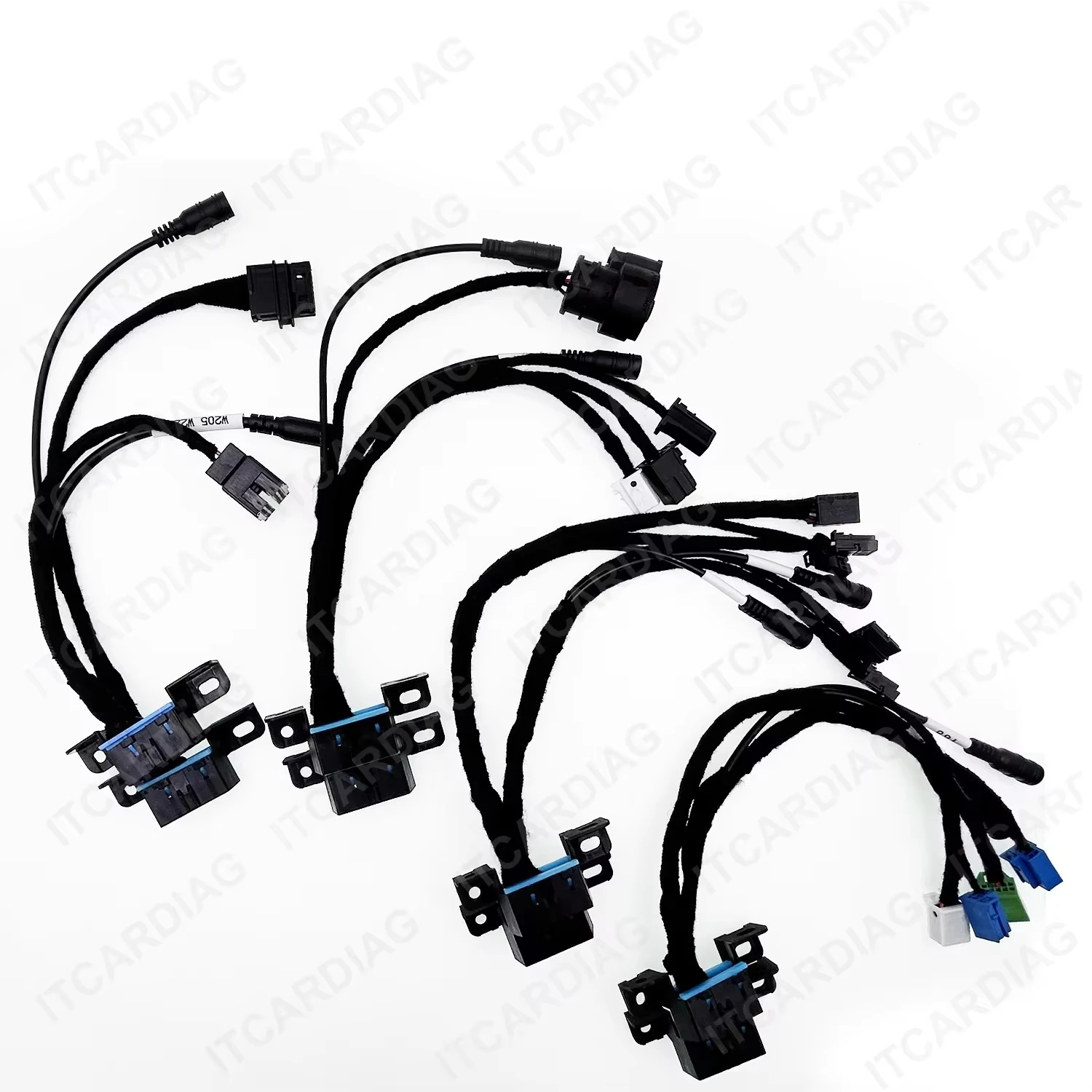 8Pcs EIS ELV Test Cables Set for Mercedes Works With VVDI MB BGA CGDI Prog M-B Detection Key Best Wire Maintenance Line Locks