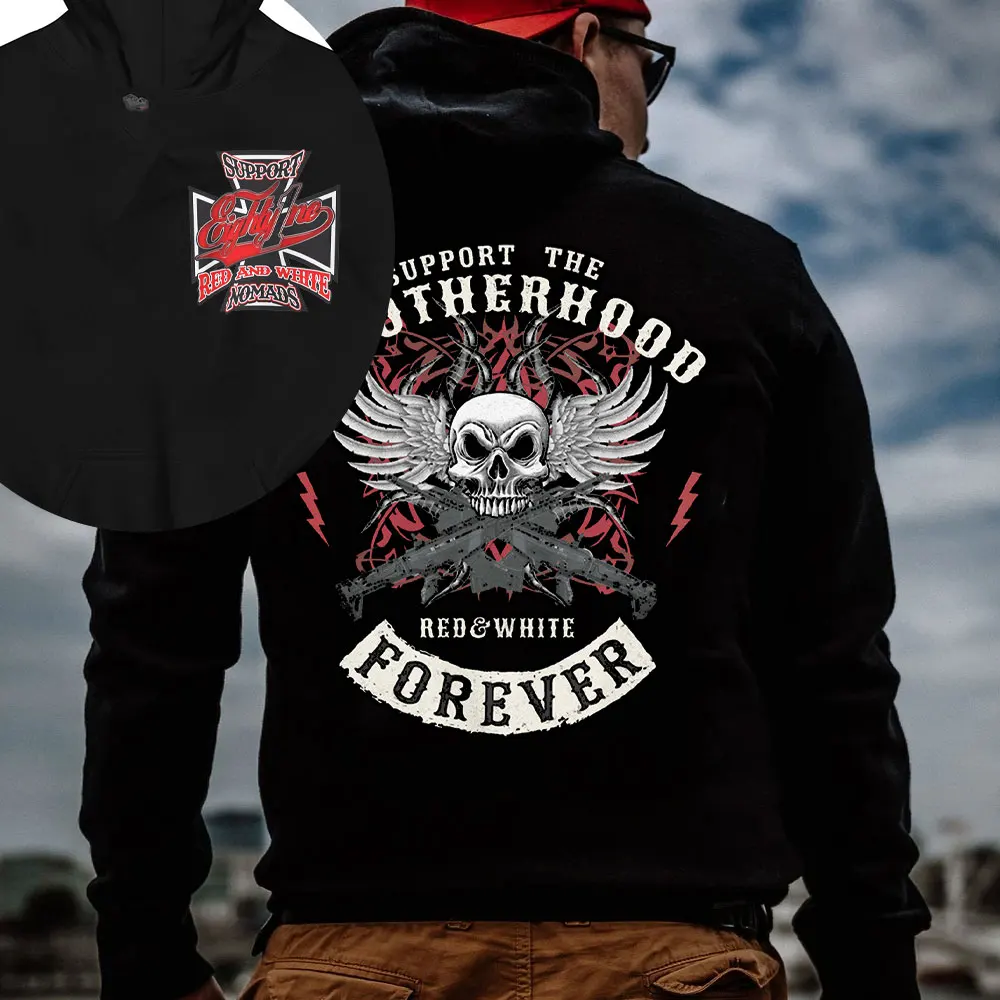 Hells Angels World Hoodies Y2k Fashion Sportswear Support 81 Hells Angels Unisex XS-3XL Autumm 81 Classic Graphic Sweatshirts