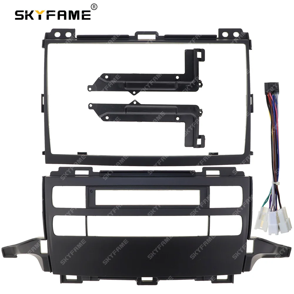 SKYFAME Car Frame Fascia Adapter Android Radio Audio Dash Fitting Panel Kit For Toyota land Cruiser Prado 120 J120 LC120