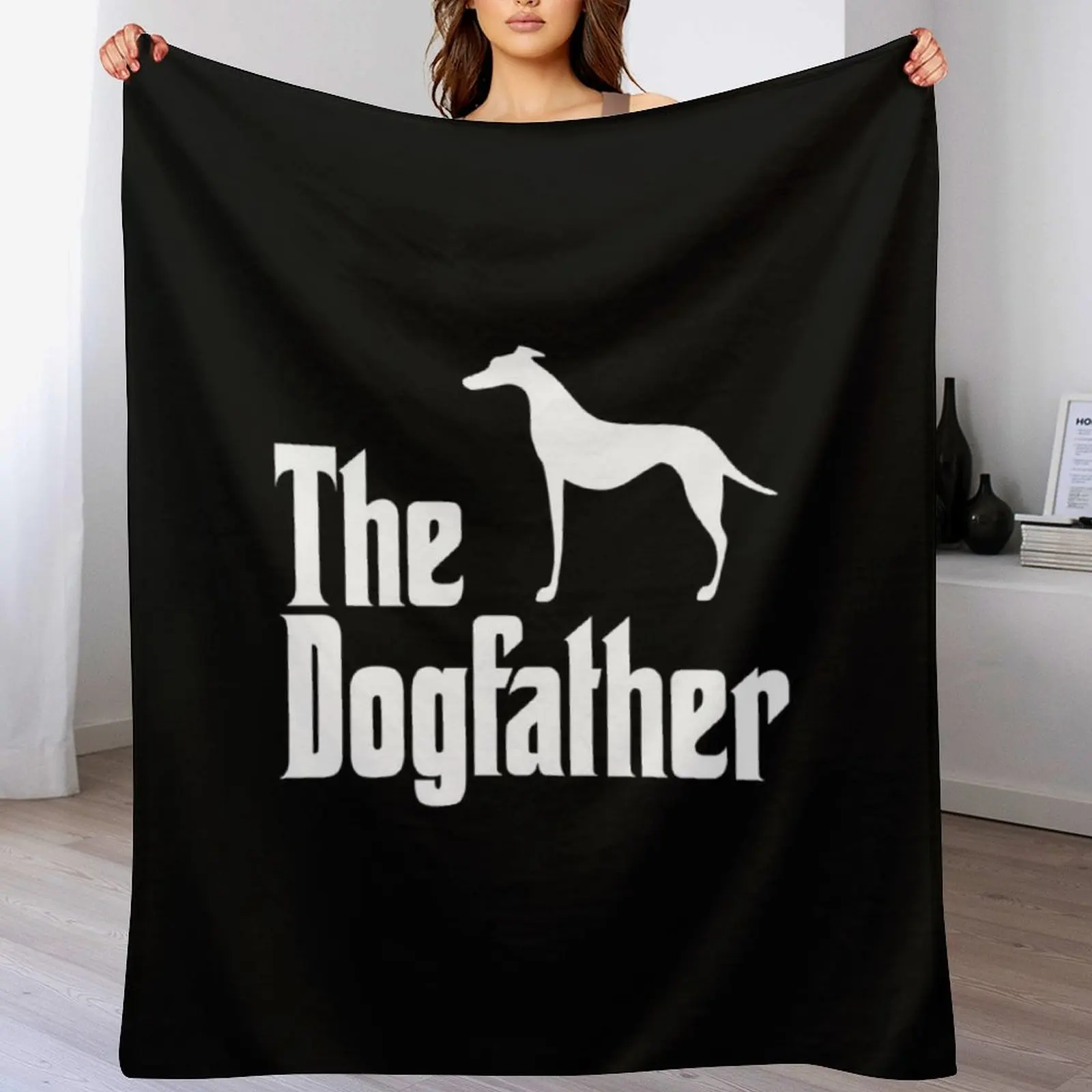 

The Dogfather Greyhound Movie Funny Quote Throw Blanket Multi Use Warm Blanket for Living Room Bedroom