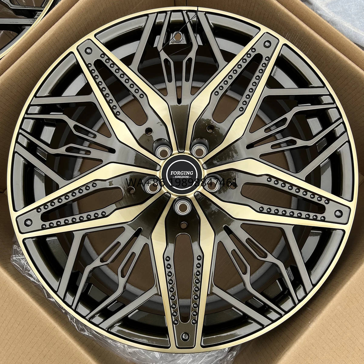 

High Quality 6061-T6 Aluminum Alloy Wheels Custom Forged 17-26 Pulgadas 5*112 5*114.3 5*120 New Passenger Car Wheels Wholesale